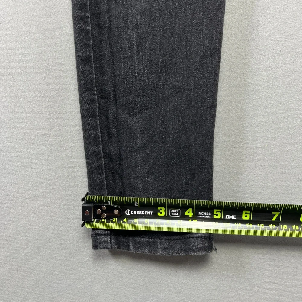 Young & Modern Jeans Womens 6P Black Denim Cotton Stretch Mid Rise Skinny Leg